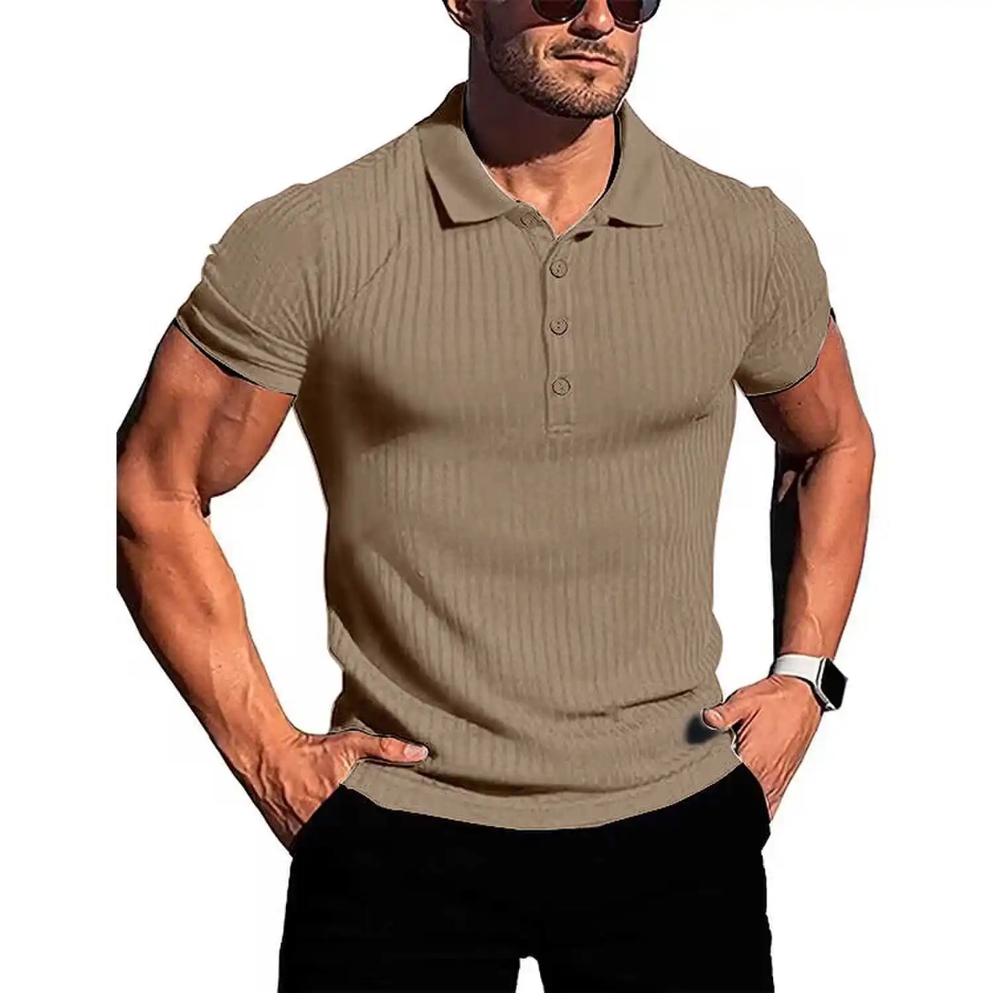 Men's Oxford Weave Polo Shirt