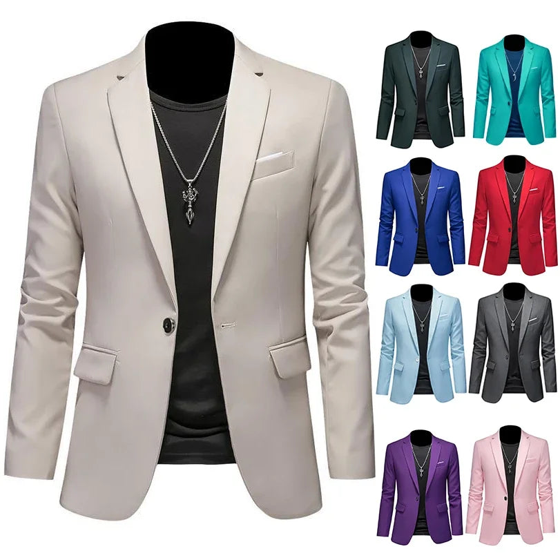 Men's Navy Slim Fit Suit