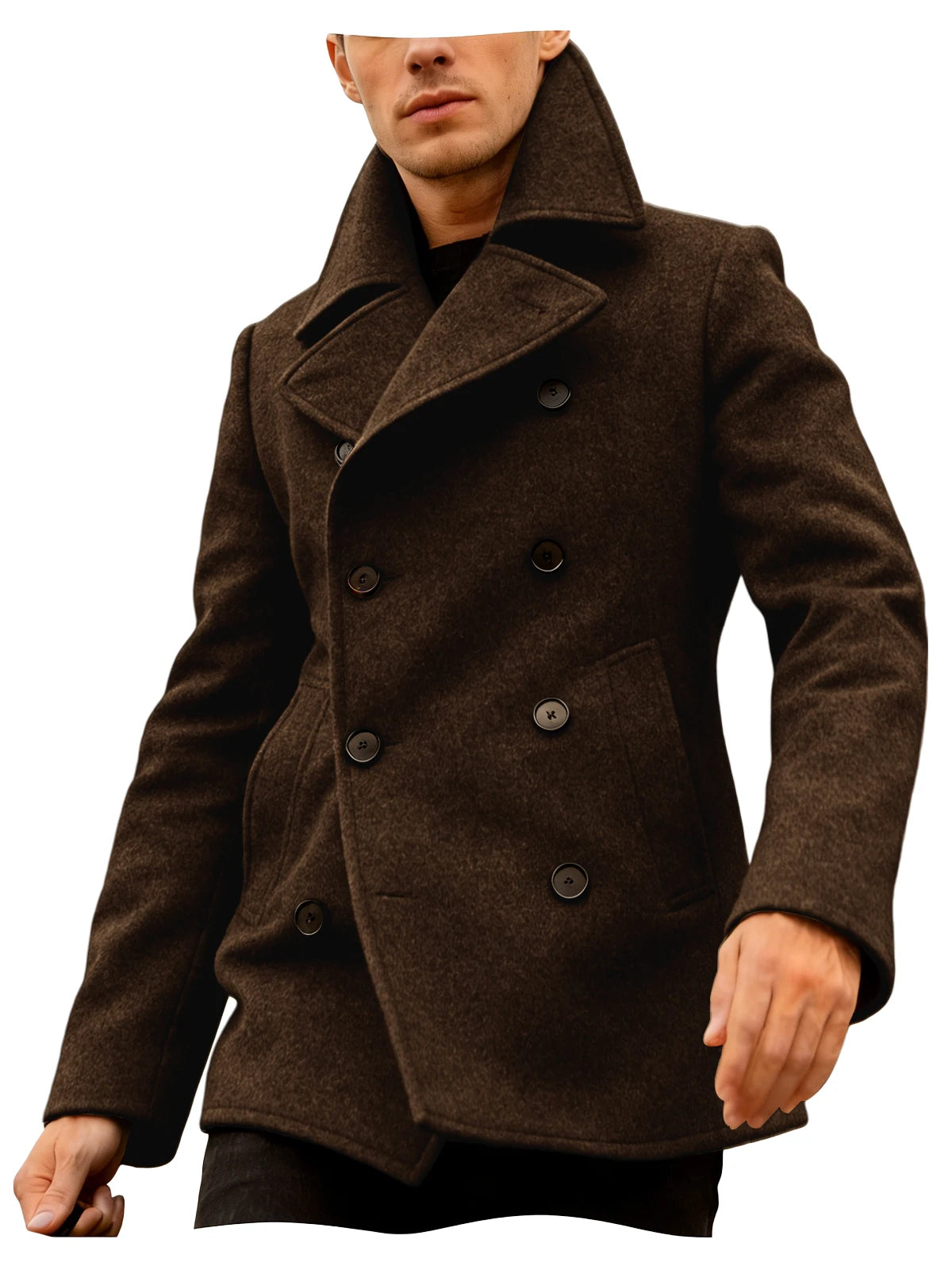 Men's Classic Peacoat