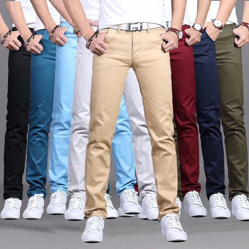 Men's Smart Khaki Trousers