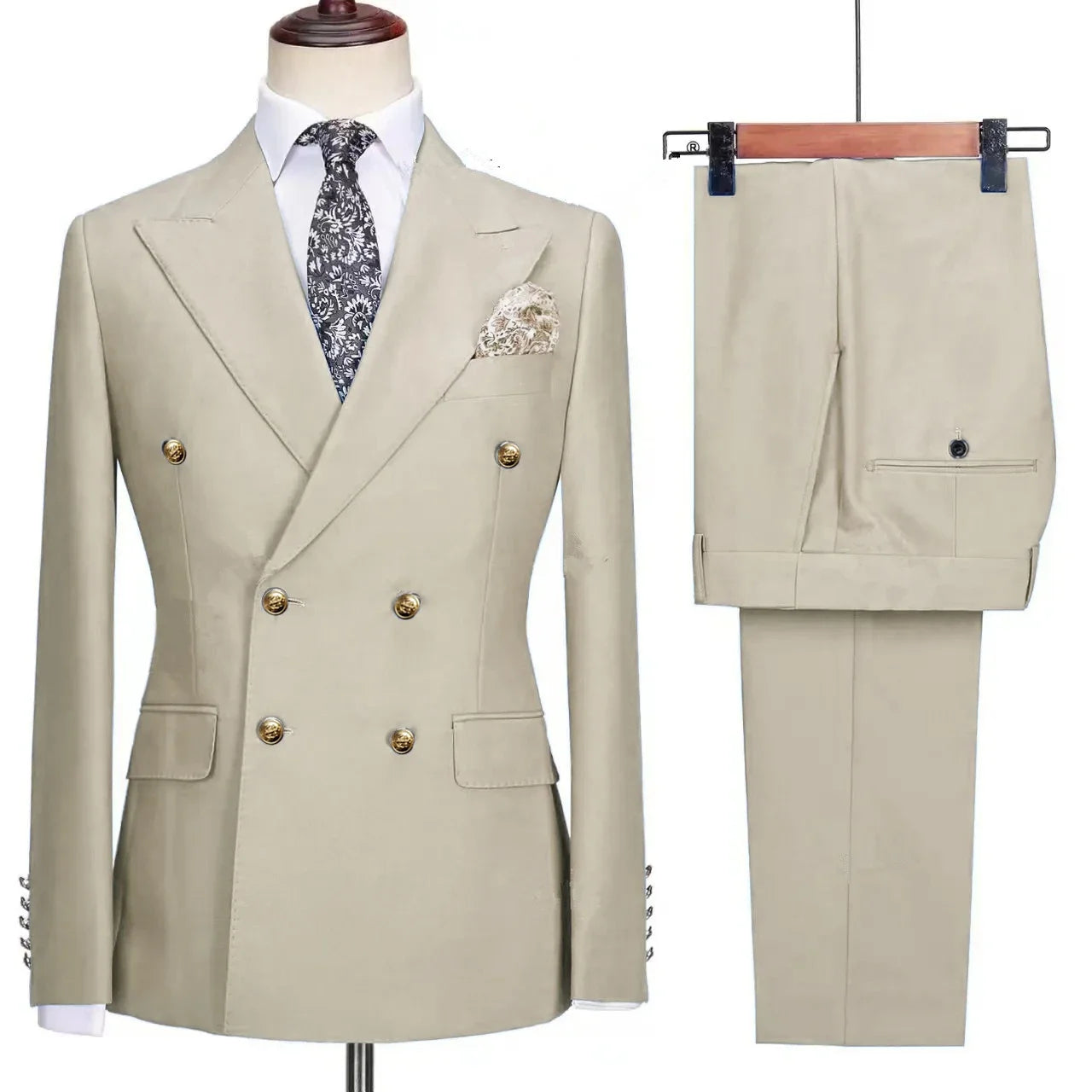 Men's Double-Breasted Blazer