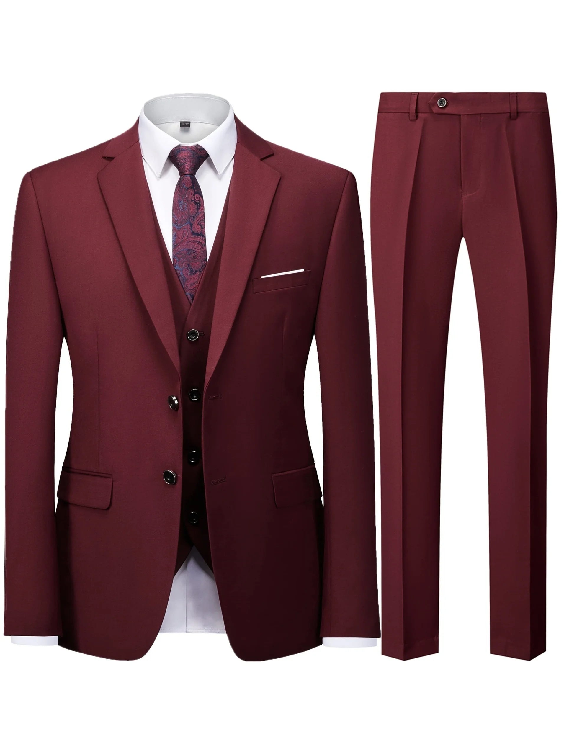 Men's Charcoal Business Suit