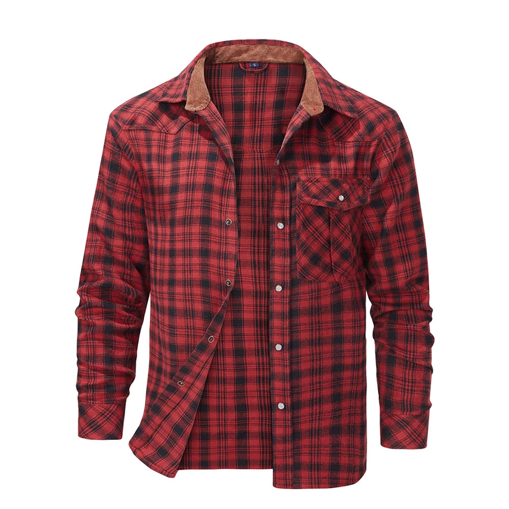 Men's Flannel Check Shirt
