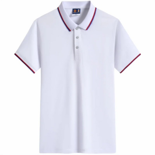 Men's Tipped Collar Polo Shirt