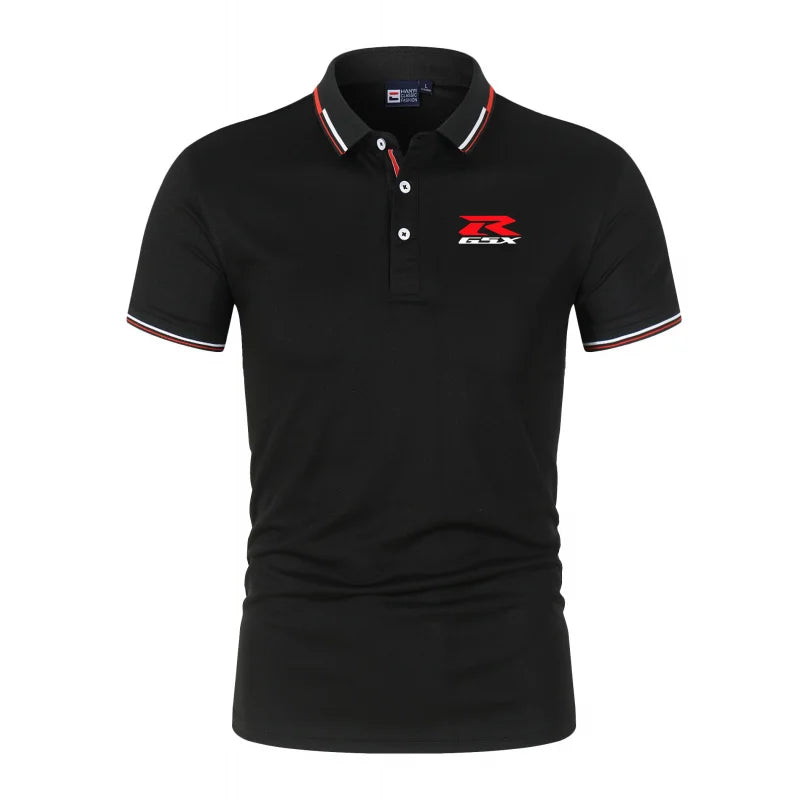 Men's Tipped Collar Polo Shirt