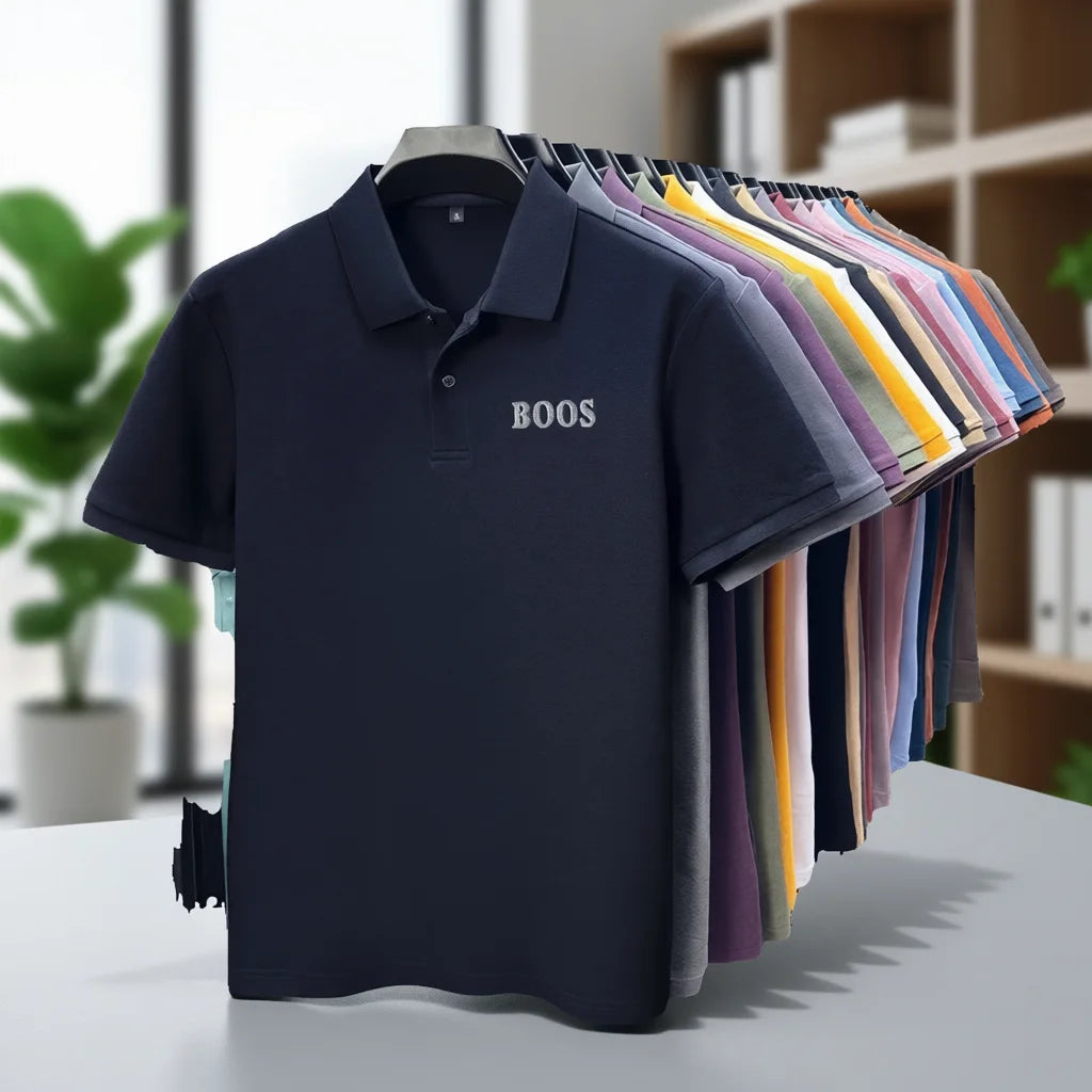 Men's Long Sleeve Polo Shirt