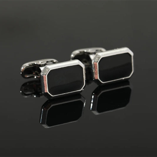 Men's Silver Cufflinks Set