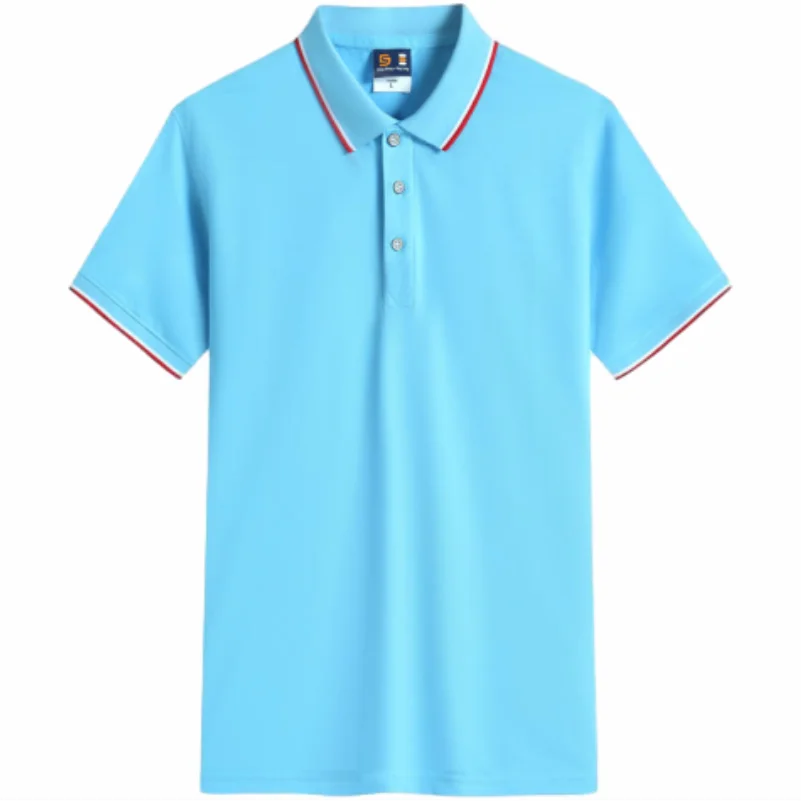 Men's Tipped Collar Polo Shirt