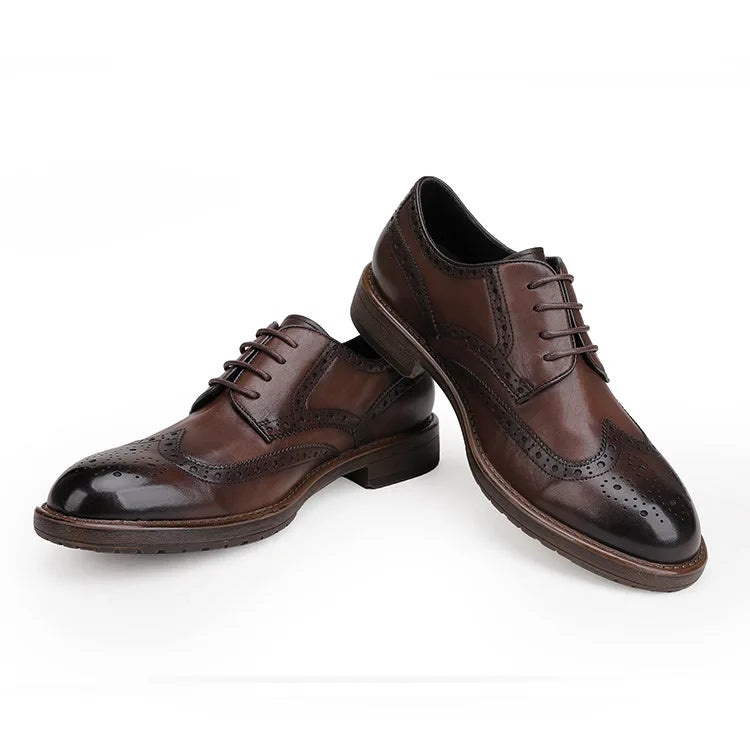 Men's Full Brogue Oxford Shoes