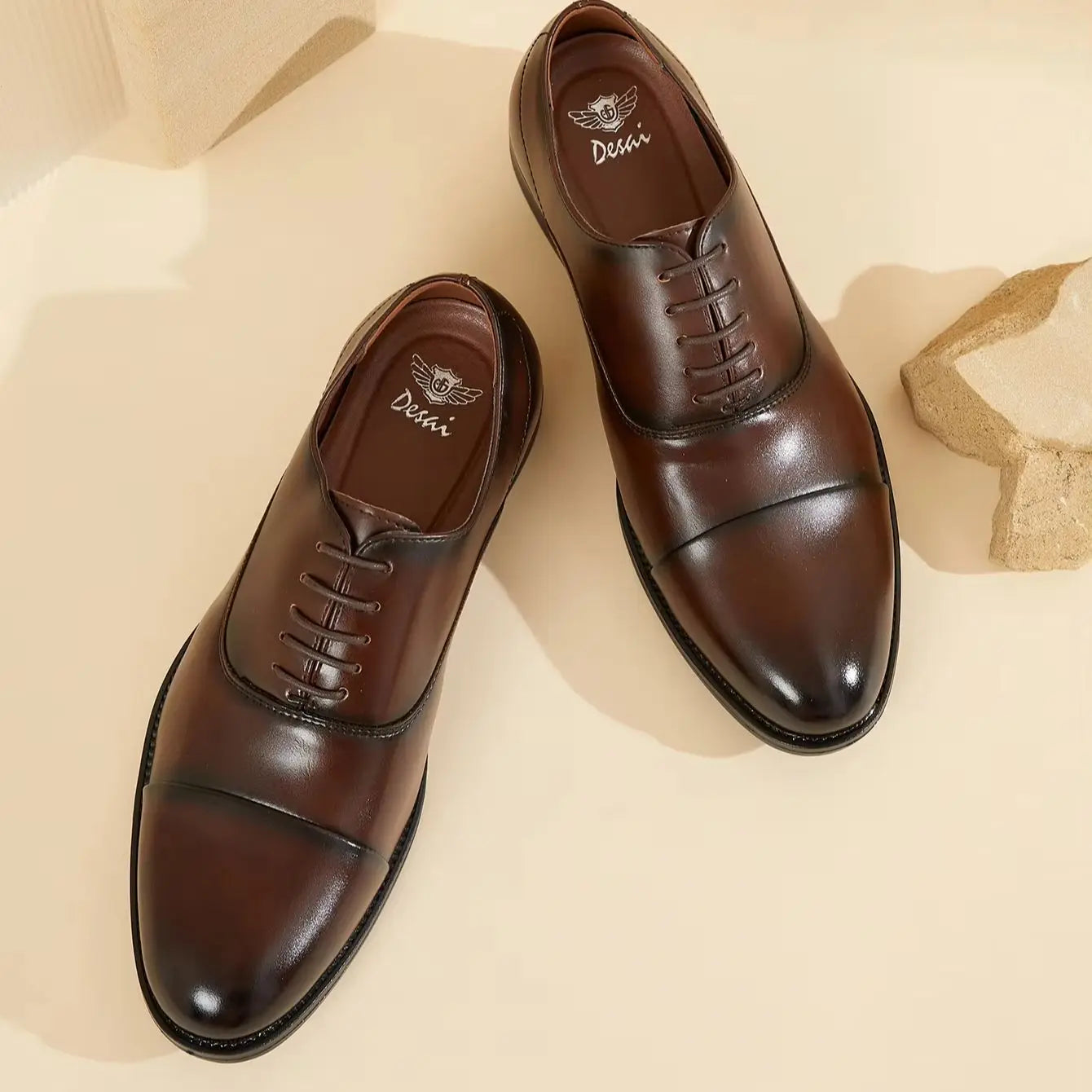 Men's Cap Toe Oxford Shoes