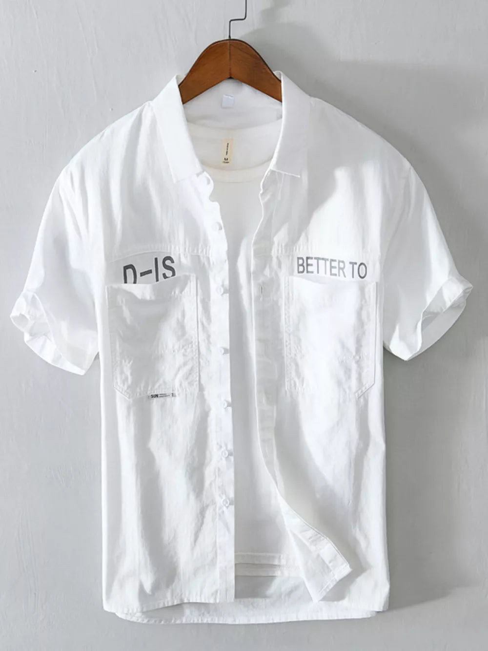 Short Sleeve Linen Shirt
